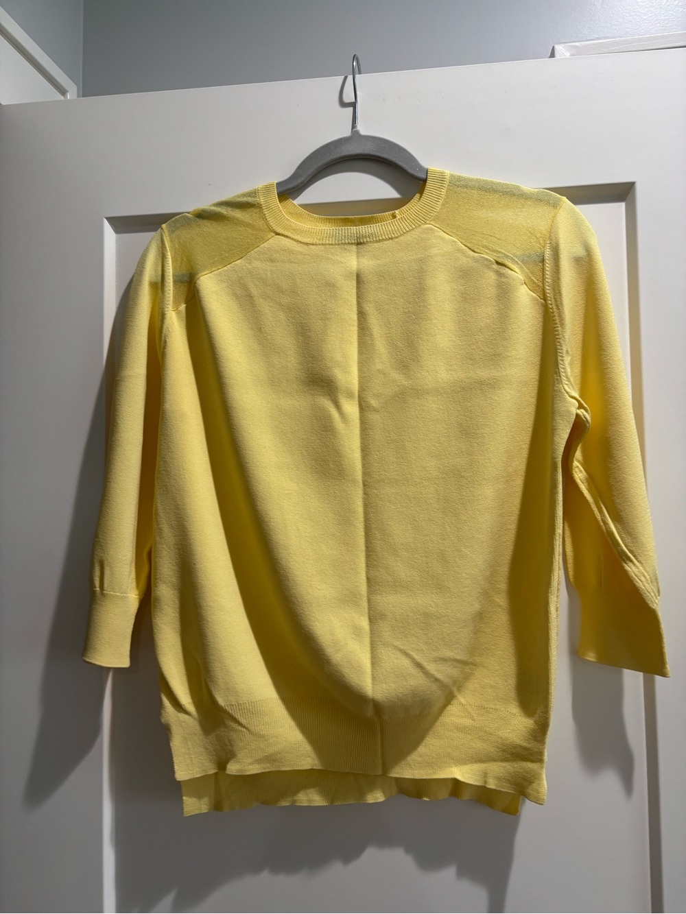 The Limited Sunny Yellow Lightweight Crewneck Sweater